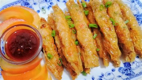 Super Crispy Prawn Rolls 脆皮虾卷 YouTube