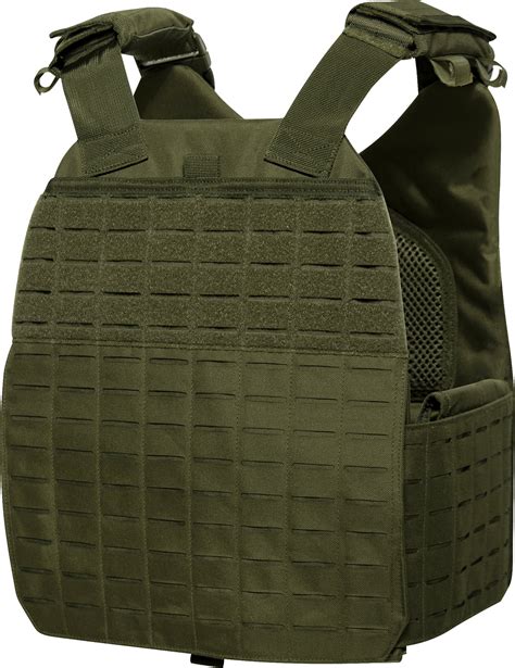 Olive Drab Laser Cut Molle Plate Carrier Vest Galaxy Army Navy