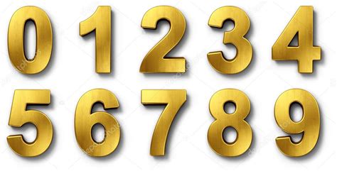 Numbers In Gold Stock Photo By ©zentilia 8293068