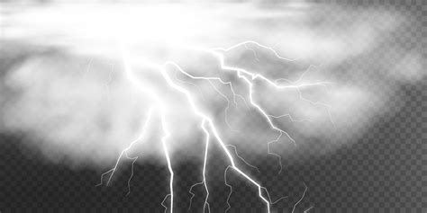 Thunderstorm with lightning and clouds. 22052288 Vector Art at Vecteezy