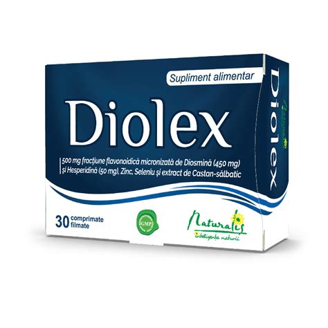 Diolex Naturalis Comprimate Filmate