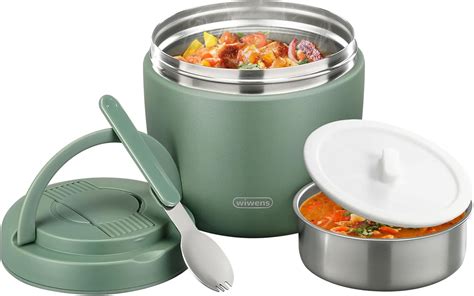 Amazon Wiwens Thermo Food Jar For Hot Food Adults 32OZ Soup Thermo Lunch Containers Wide