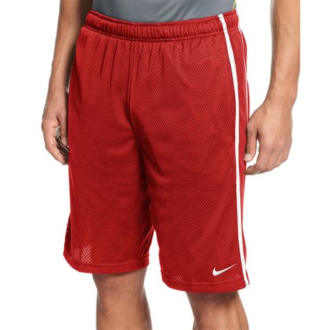 Lyst Nike Mens 10 Dri Fit Monster Mesh Shorts In Red For Men