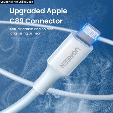 Ugreen MFi USB Cable for iPhone 1m for 9.70 USD with coupon (Best price ...