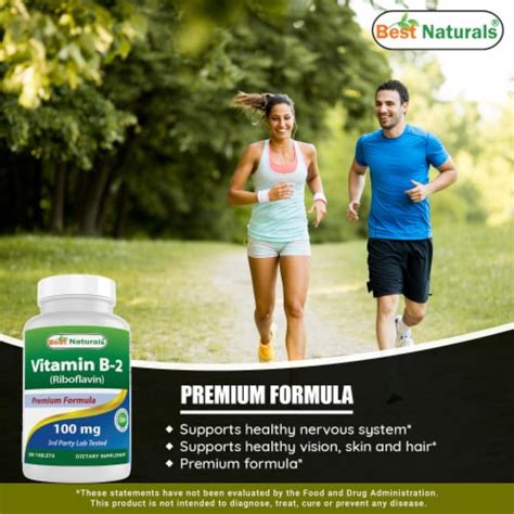 Best Naturals Vitamin B Riboflavin Mg Tablets Premium