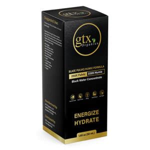 Shop Gtx Organics Products Fulvika Black Caps Humic Powder