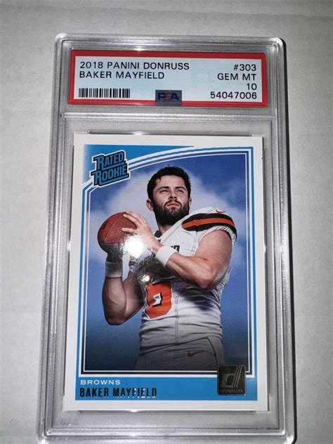 Baker Mayfield 2018 Donruss 303 Base Price Guide Sports Card Investor