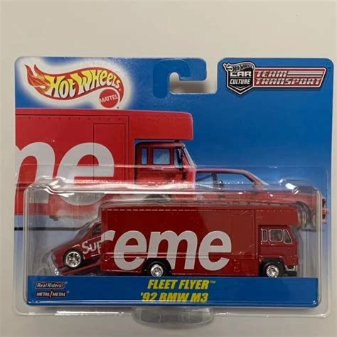 Supreme Hot Wheels Fleet Flyer Bmw M Rouge En Main Limit E Neuf Du Japon Eur