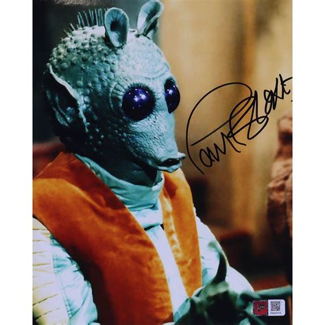 Paul Blake Signed Star Wars 8x10 Photo Pa Pristine Auction