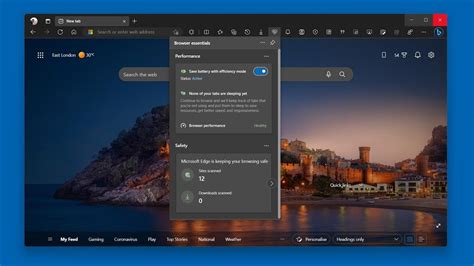 New Microsoft Edge Browser Essentials Now Available In Preview Youtube
