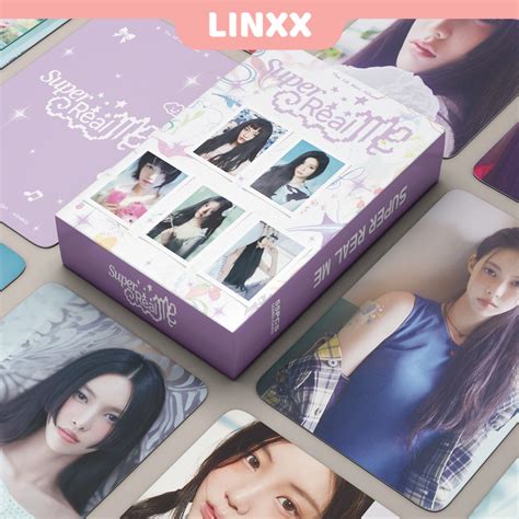 Linxx 55 Chiếc Illit Super Real Me Album Lomo Card Kpop Photocards Bưu Thiếp Series Shopee