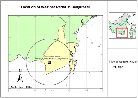 Location of Banjarbaru Radar | Download Scientific Diagram