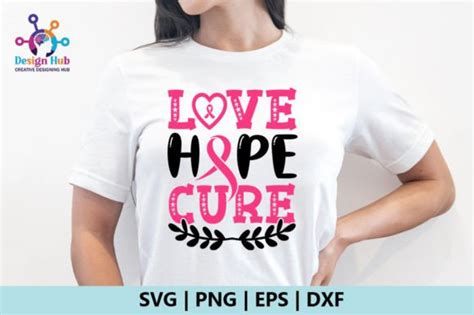 Love Hope Cure Svg Graphic By Design Hub Creative Fabrica