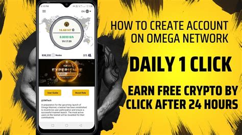 How To Create Account On Omega Network Earn Money By Free Mining App