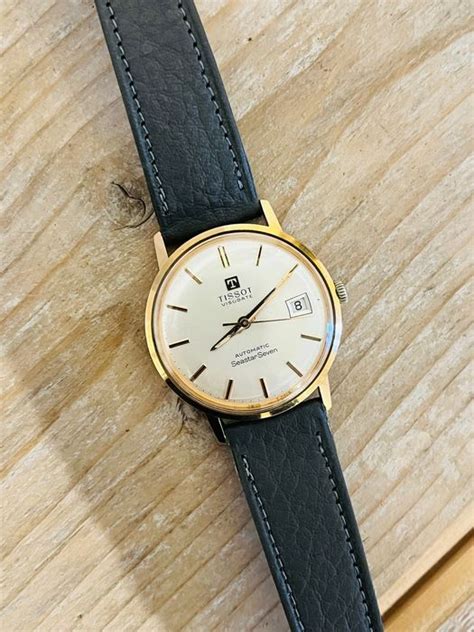 Tissot Automatic Seastar Seven visodate 18K rosé gold Catawiki