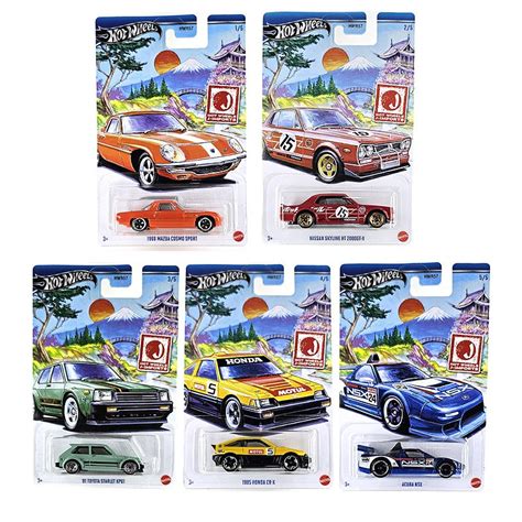 Hot Wheels J Imports Set Miniaturas HWR Mini Hunts