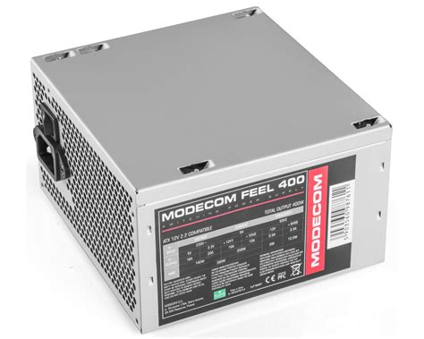 Блок питания 400W Modecom Feel 400 (ZAS-FEEL-00-400-ATX-PFC) купить ...