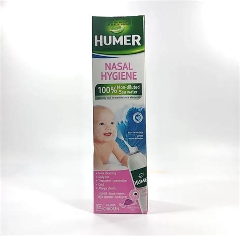 Humer Sterile Nose Hygiene Nasal Spray Non Diluted Sea Water