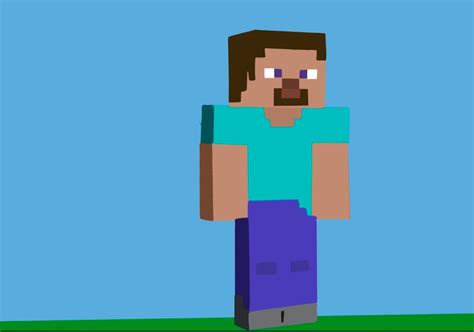 I made a cartoon version of Steve : r/Minecraft