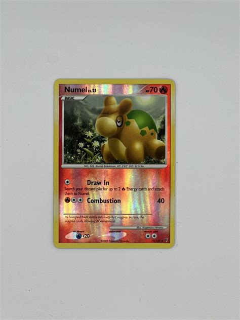 Numel Supreme Victors Reverse Holo Uncommon Pokemon Nm Ebay