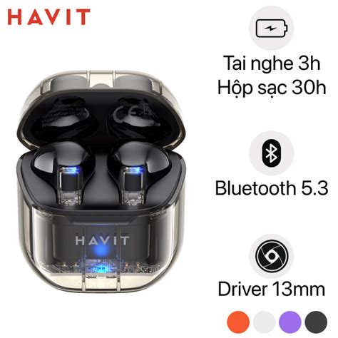 So S Nh Tai Nghe Bluetooth True Wireless Havit Tw