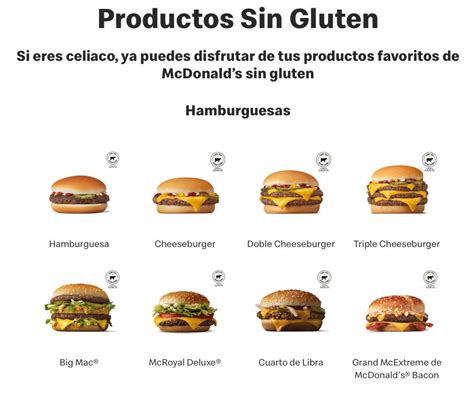 Restaurantes Mcdonalds Sin Gluten Disfrutando Sin Gluten