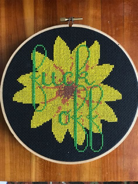 Pattern Fuck Off Cross Stitch Etsy