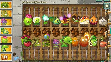 Pvz 2 Minigame 18 Plants Premium In Railcard Plants Vs Zombies 2 Youtube