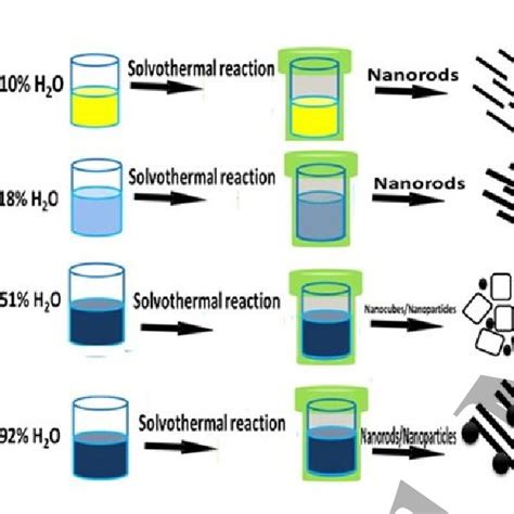 Schematic Diagram Showing The Solvothermal Synthesis Of W0 3