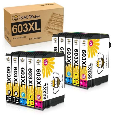 Cmybabee Xl X Cartouches D Encre Pour Epson Xl Compatible