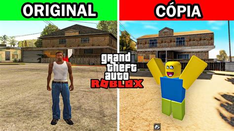 Jogando GTA Dentro Do Roblox YouTube