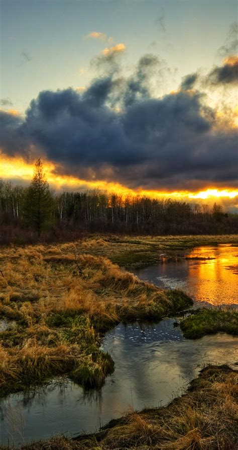 Marshland Sunset