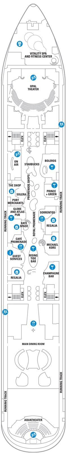 Oasis of the Seas Deck plan & cabin plan