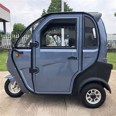 Hot Enclosed Eec Coc 3 Wheel Electric Tricycle Cabin Scooter For Adult From China Manufacturer