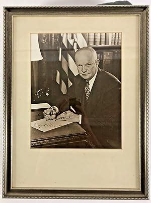 DWIGHT D. EISENHOWER SIGNED INSCRIBED PHOTOGRAPH by Eisenhower, Dwight ...