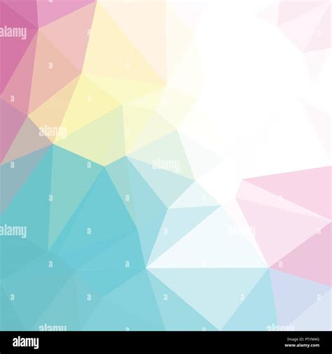 Light Pastel Color Vector Low Poly Crystal Background Polygon Design