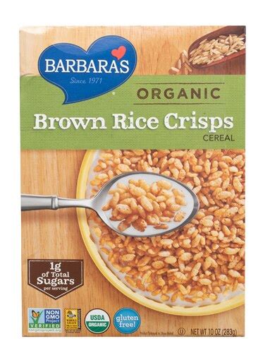 Barbara S Organic Crisps Cereal Brown Rice 10 Oz Vitacost