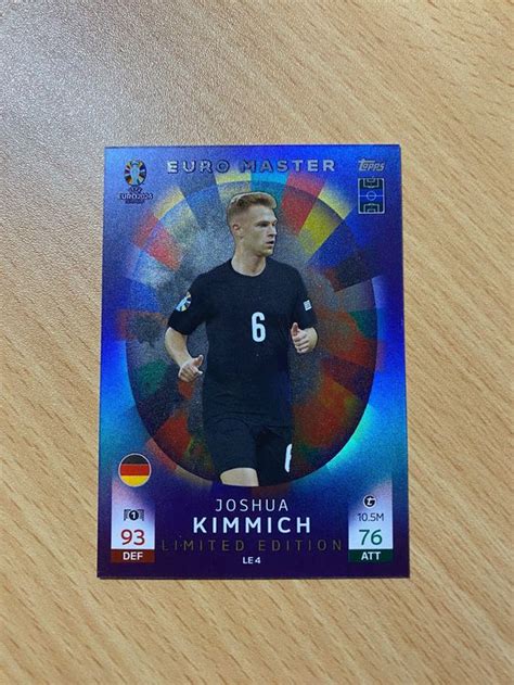 Topps Match Attax Euro 2024 Limited Edition Joshua Kimmich Kaufen Auf