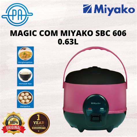 Jual Magic Rice Cooker Miyako Mcm B Sbc Mcm Mcm L Pink