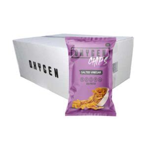 Oxygen High Protein Chip Salted Vinegar Flavor Gm X Unit Per Box