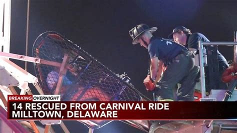 14 rescued after church carnival ride malfunctions in New Castle County ...