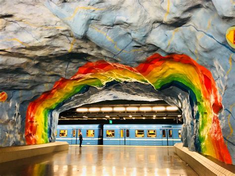 Stockholm Metro Stations Are Just Beautiful And We Want Them In London