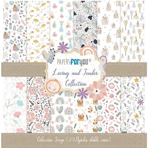 Loving And Tender Mini Scrap Paper Pack Pcs Pfy Craftlines