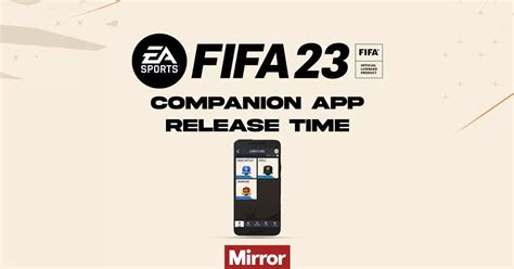 Fifa 23 Fut Companion App Release Time Following Fut Web App Launch