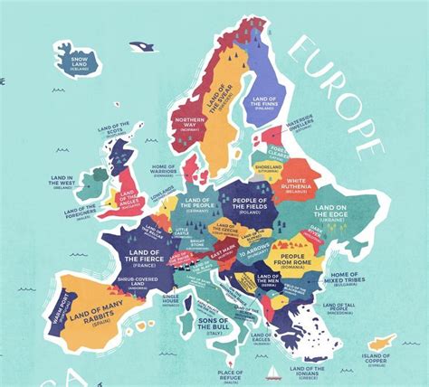 This Map Shows The Literal Meaning Of Every Countrys Name Country