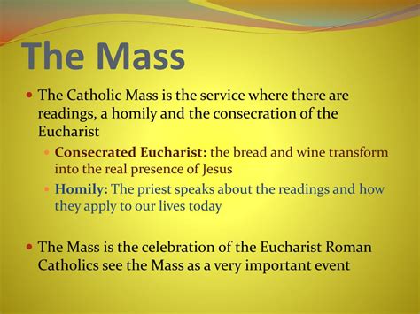 Ppt The Catholic Mass Powerpoint Presentation Free Download Id2501063