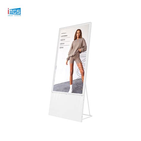 49 Inch Free Standing Advertising LCD Display Screen With USB Flash