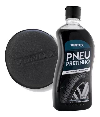 Kit Pneu Pretinho Aplicador De Espuma Vonixx