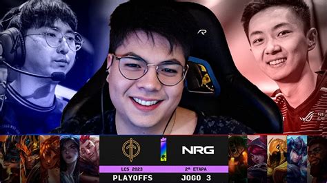 Golden Guardians X NRG Jogo 3 LCS 2023 Playoffs DIA 6 Ilha Das