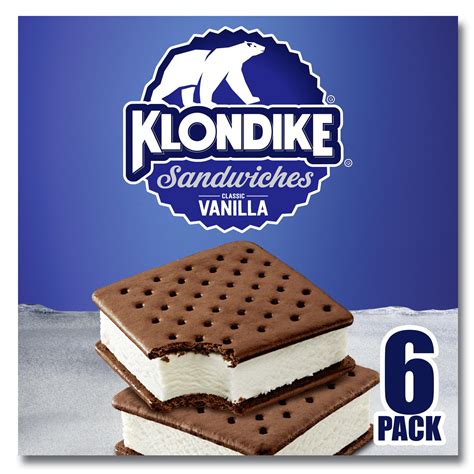 Klondike Vanilla Ice Cream Sandwiches 423 Fl Oz 6 Count